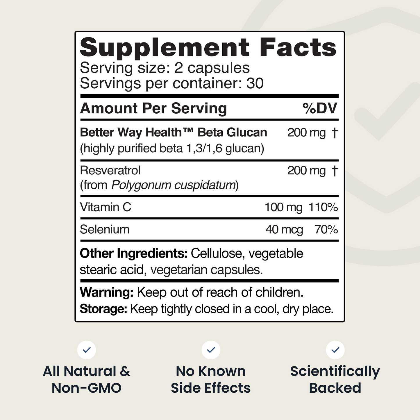 Beta Glucan 100+